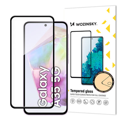 Folie Wozinsky Full Glue sticla pentru Samsung Galaxy A35 cu Negru Frame