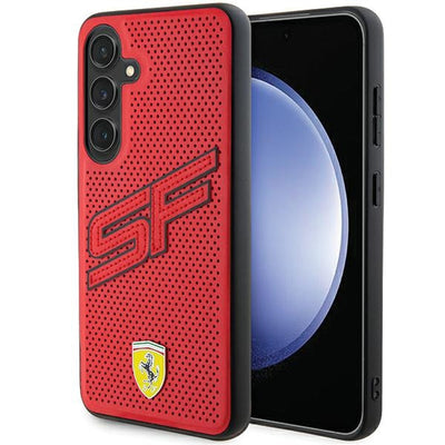 Husa Ferrari Big SF Perforated pentru Samsung Galaxy S24 - Rosu