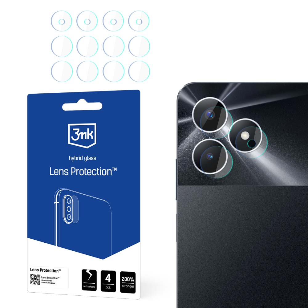 Folie 3mk Lens Protection™ Hybrid Camera Glass pentru Realme Note 50