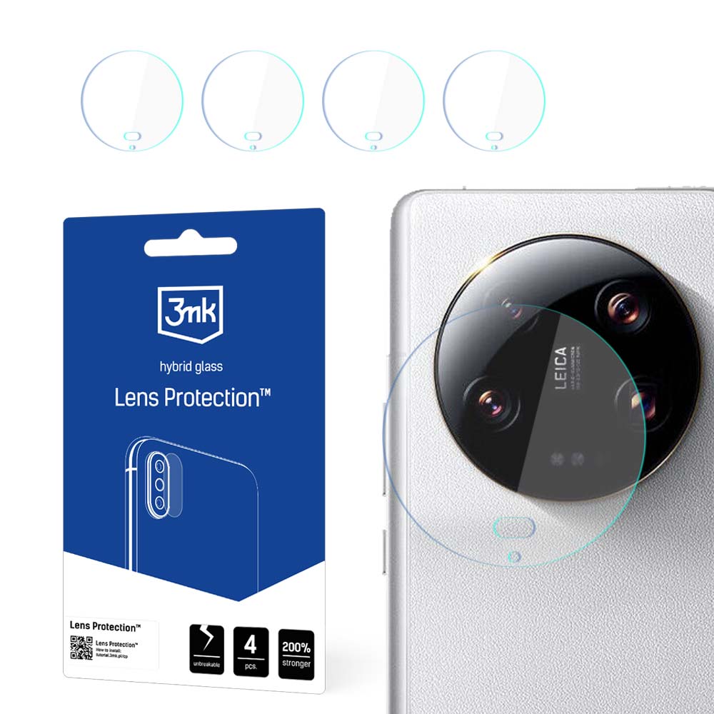 Folie 3mk Lens Protection™ Hybrid Camera Glass pentru Xiaomi 14 Ultra