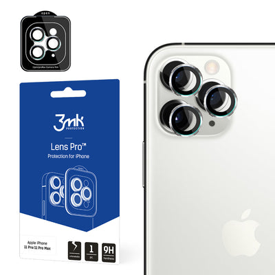 Folie 3mk lentila Protection Pro Camera Husa pentru iPhone 11 Pro / 11 Pro Max - Argintiu