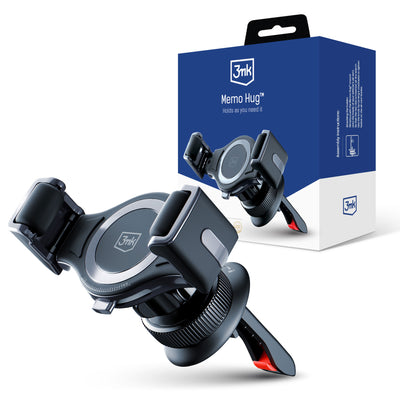 Suport 3mk Memo Hug Car Phone pentru grila de ventilatie - Negru