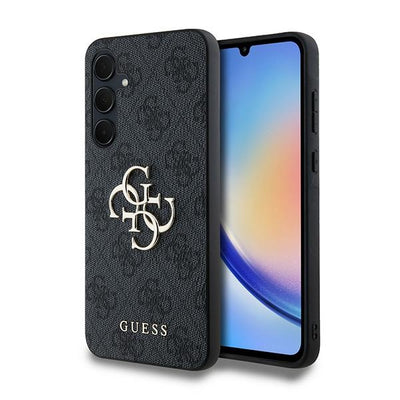 Husa Guess 4G Big Metal Logo pentru Samsung Galaxy A35 - Negru