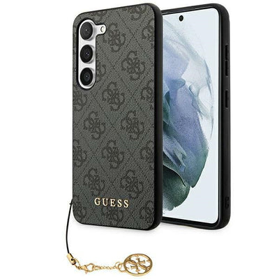 Husa Guess 4G Charms Collection pentru Samsung Galaxy A35 - Negru