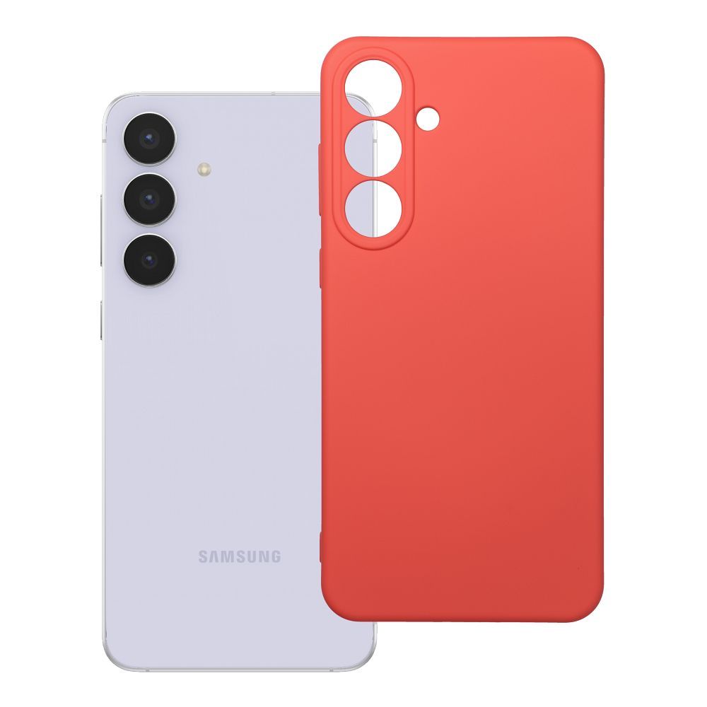 Husa Silicone pentru Samsung S25 FE Peach