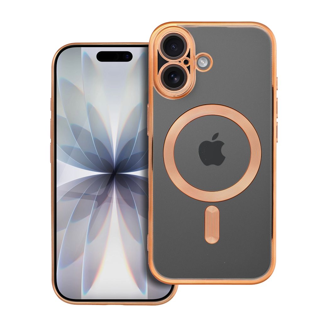 Husa Electro Mag pentru iPhone 17 Compatible cu Magsafe Auriu
