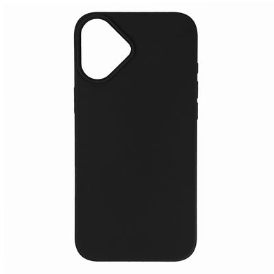 Husa Multiple Color Wheat Bran pentru iPhone 16 Plus - Negru