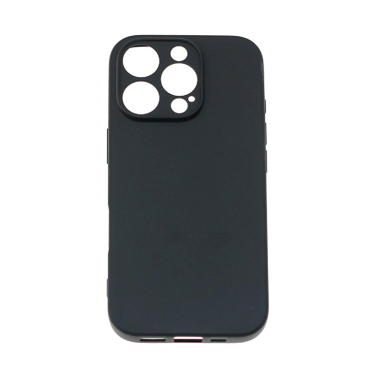 Husa Soft pentru iPhone 16 Pro Max - Negru