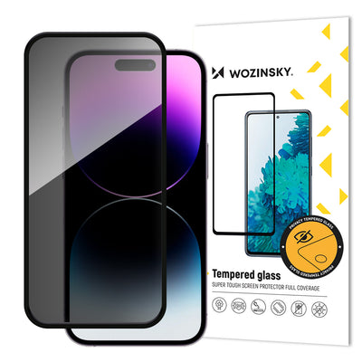 Folie Wozinsky Privacy Glass sticla cu Anti-spy Filter pentru iPhone 16 Plus
