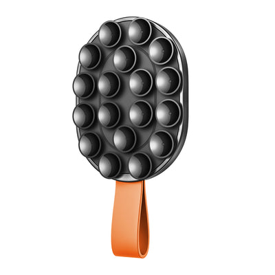 Suport Joyroom Magnetic cu Suction Cups pentru 4.7-7" Phone - Negru And Portocaliu