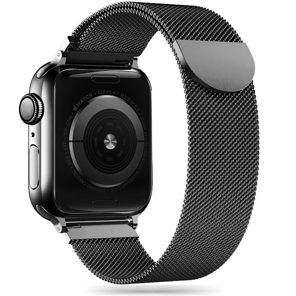 Curea Tech-protect Milaneseband pentru Apple Watch 4 / 5 / 6 / 7 / 8 / 9 / SE / Ultra 1 / 2 (42/44/45/49 Mm) - Negru