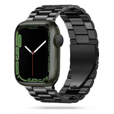 Curea Tech-protect Stainless Bracelet pentru Apple Watch 4 / 5 / 6 / 7 / 8 / 9 / SE / Ultra 1 / 2 (42/44/45/49 Mm) - Neg
