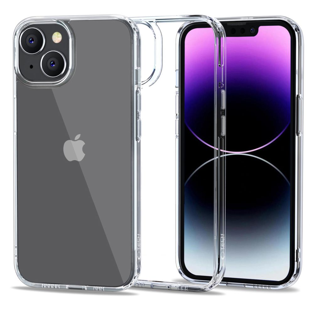 Husa Tech-protect Flexair Hybrid iPhone 14 - Transparent