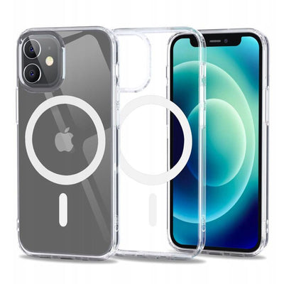 Husa Tech-protect Flexair Hybrid Magsafe pentru iPhone 12 Mini - Transparent