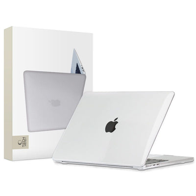 Husa Tech-protect Smartshell pentru MacBook Air 13" M2 / M3 / 2022-2024 - Transparent