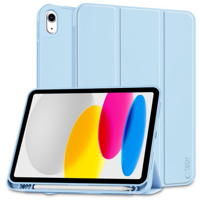Husa Tech-protect SC Pen pentru iPad 10.9" 2022 - Albastru deschis
