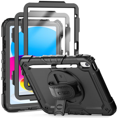 Husa Tech-protect Solid360 pentru iPad 10.9" 2022 - Negru