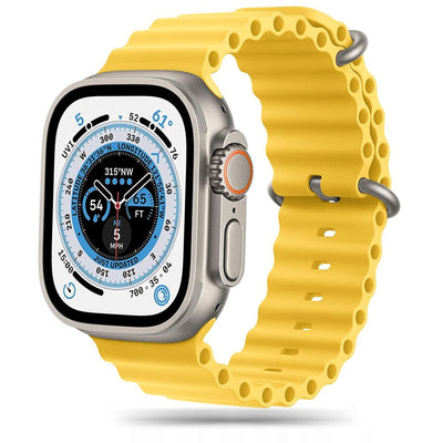 Curea Tech-protect Iconband Pro pentru Apple Watch 4 / 5 / 6 / 7 / 8 / 9 / SE / Ultra 1 / 2 (42/44/45/49 Mm) - Galben