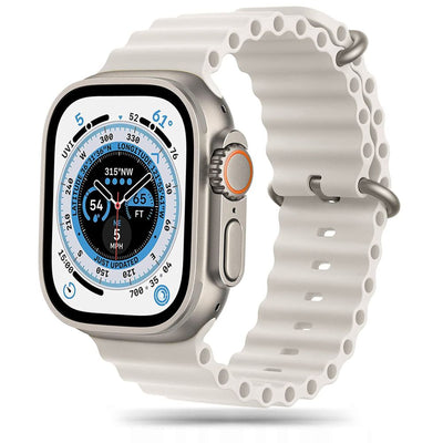Curea Tech-protect Iconband Pro pentru Apple Watch 4 / 5 / 6 / 7 / 8 / 9 / SE / Ultra 1 / 2 (42/44/45/49 Mm) - Bej