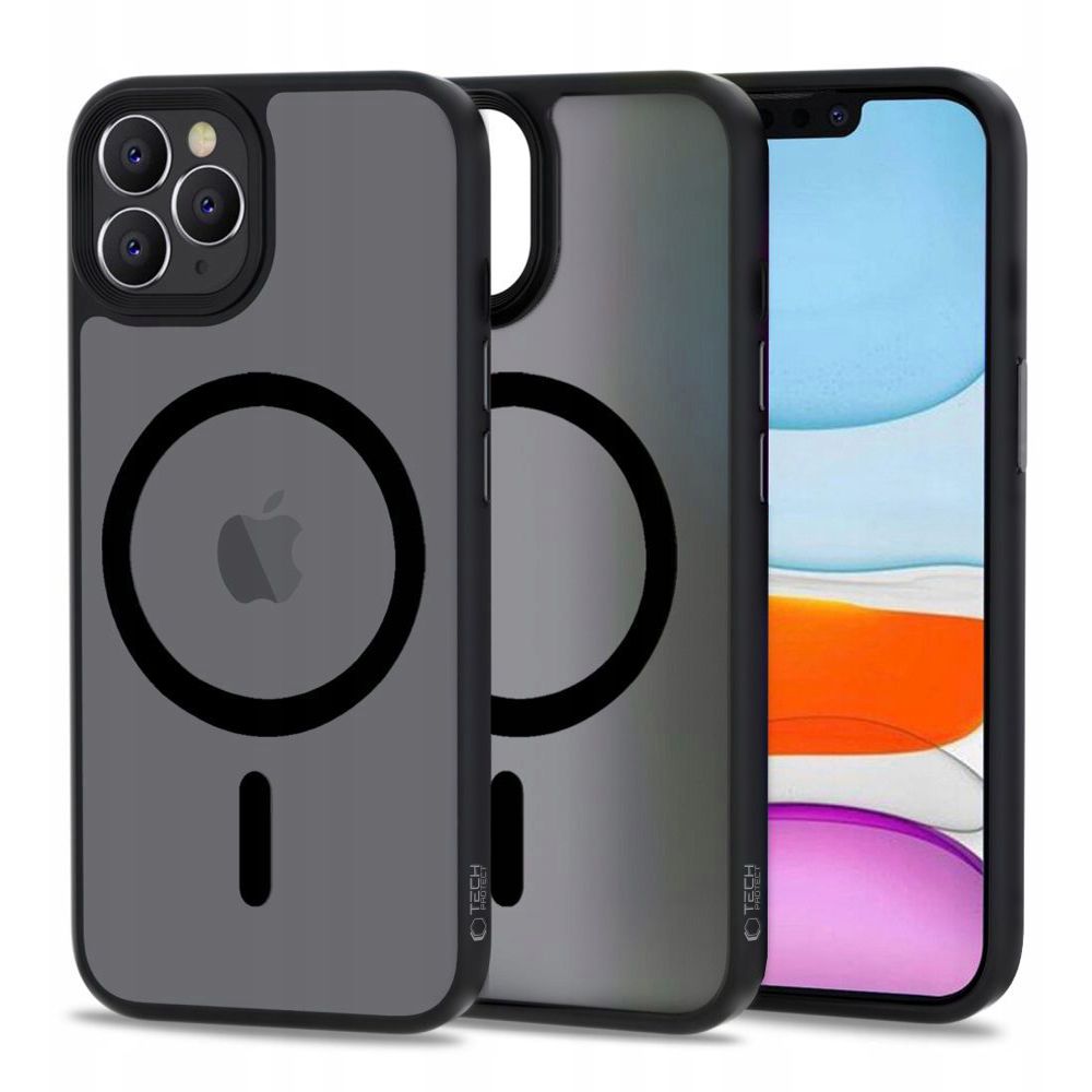Husa Tech-protect Magmat Magsafe iPhone 11 Pro - Matte Negru
