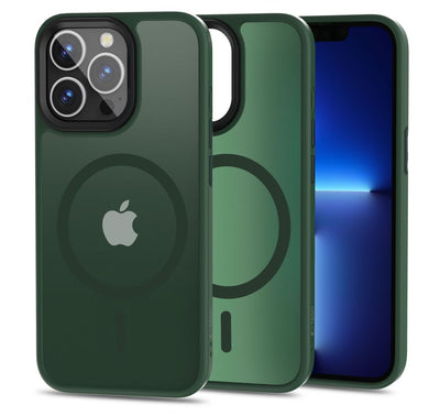 Husa Tech-protect Magmat Magsafe iPhone 13 Pro - Matte Verde