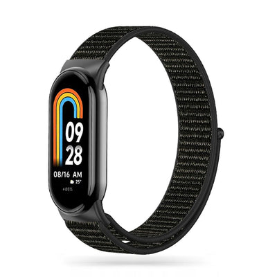 Curea Tech-protect Nylon pentru Xiaomi Smart Band 8 / 8 NFC - Negru