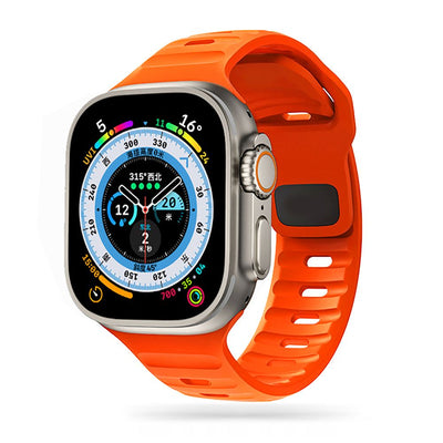 Curea Tech-protect Iconband Line pentru Apple Watch 4 / 5 / 6 / 7 / 8 / 9 / SE / Ultra 1 / 2 (42/44/45/49 Mm) - Portocal