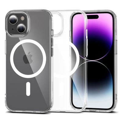 Husa Tech-protect Flexair Hybrid Magsafe iPhone 15 - Transparent