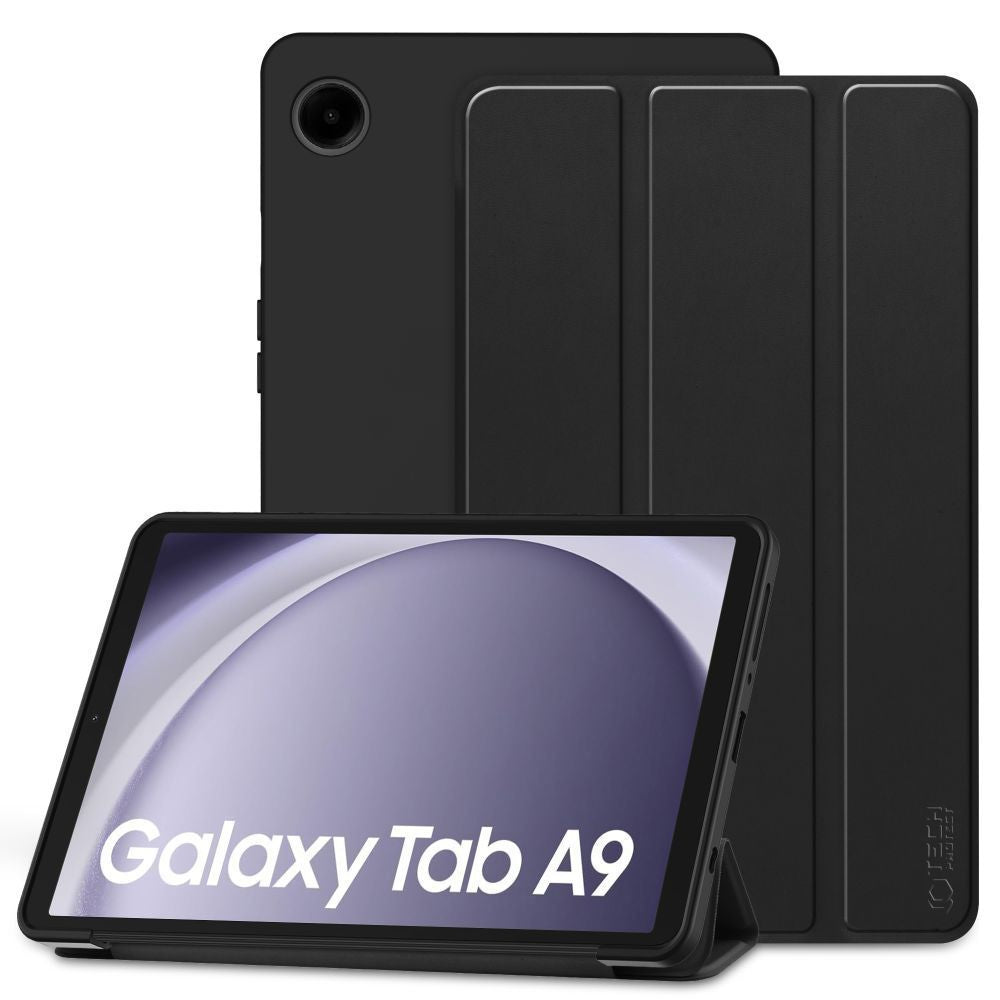 Husa Tech-protect Smartcase pentru Samsung Galaxy Tab A9 8.7" X110 / X115 - Negru
