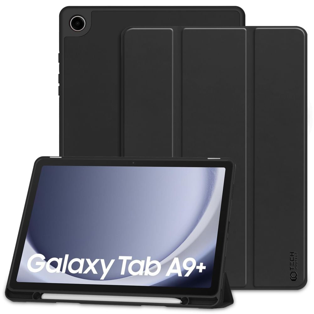 Husa Tech-protect SC Pen pentru Samsung Galaxy Tab A9+ 11" X210 / X215 / X216 - Negru