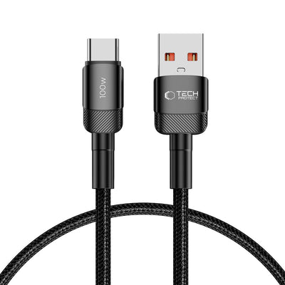 Cablu Tech-protect Ultraboost Evo Usb-c / Usb-a 100W 5A 0.5m - Negru