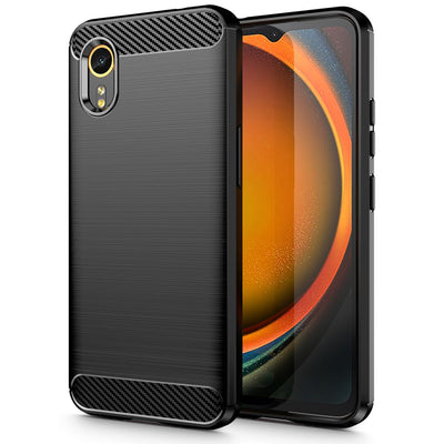Husa Tech-protect Tpucarbon pentru Samsung Galaxy Xcover 7 - Negru