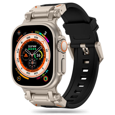 Curea Tech-protect Delta Pro pentru Apple Watch 4 / 5 / 6 / 7 / 8 / 9 / SE / Ultra 1 / 2 (42/44/45/49 Mm) - Negru-titani