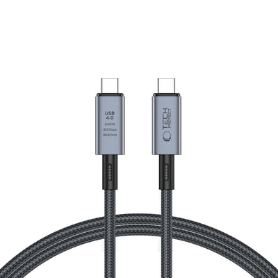 Cablu Tech-protect Ultraboost Max Usb-c 4.0 / Usb-c 4.0 PD 240W 8K 40Gbps 1m - Gri
