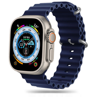 Curea Tech-protect Iconband Pro pentru Apple Watch 4 / 5 / 6 / 7 / 8 / 9 / SE / Ultra 1 / 2 (42/44/45/49 Mm) - Bleumarin