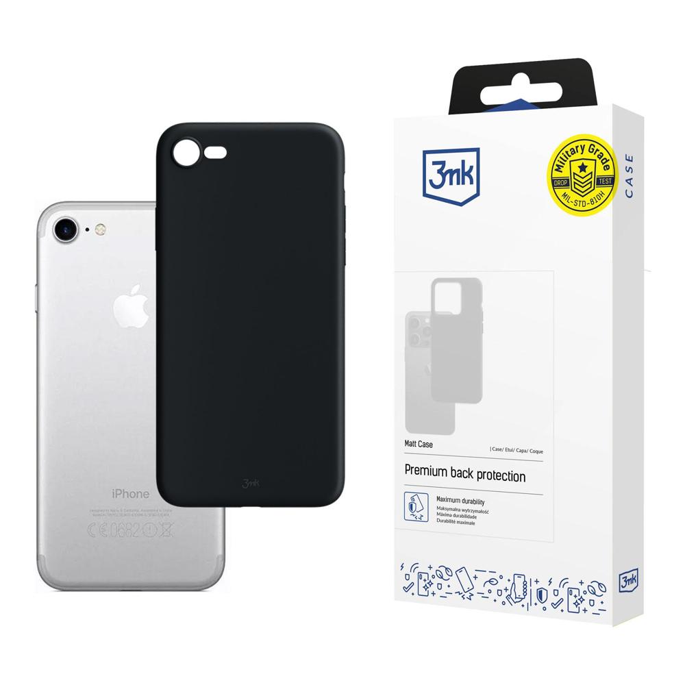 Husa 3mk Matt pentru iPhone 7 / 8 - Negru