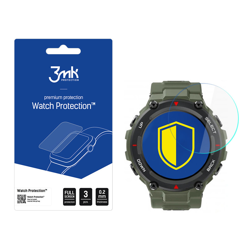 Folie 3mk Watch Protection™ V. Flexibleglass Hybrid Glass On Xiaomi Amazfit T-rex 1.3