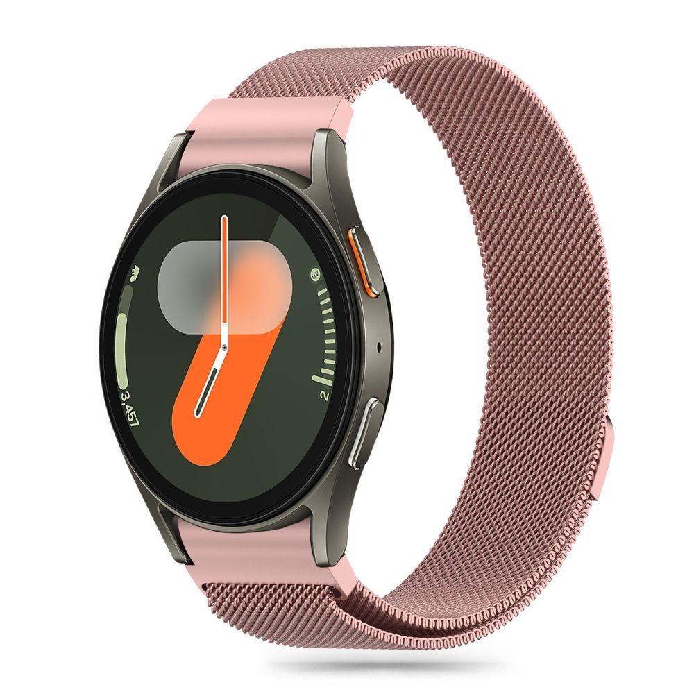 Curea Tech-protect Milaneseband pentru Samsung Galaxy Watch 4 / 5 / 5 Pro / 6 / 7 / FE - Roz