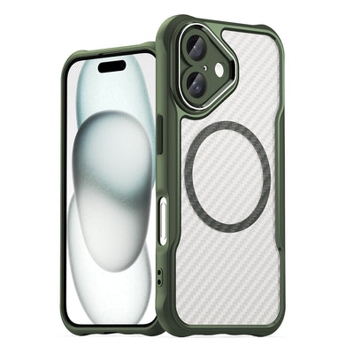 Husa Leading Series Magsafe Silicone pentru iPhone 16 Plus - Verde