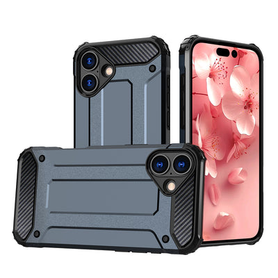 Husa Hybrid Armor iPhone 16 - Albastru