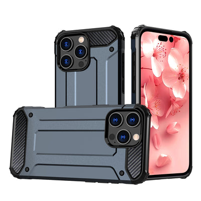 Husa Hybrid Armor iPhone 16 Pro Max - Albastru