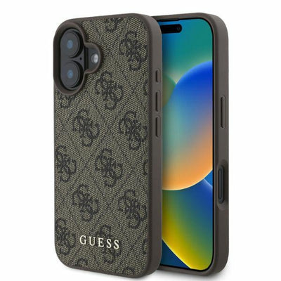 Husa Guess 4G Classic iPhone 16 - Maro