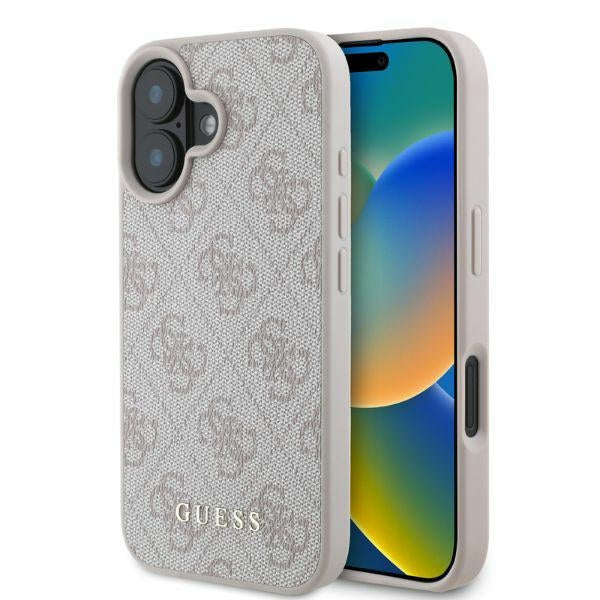 Husa Guess 4G Classic iPhone 16 - Roz