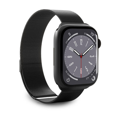 Curea Puro 'Milanese' pentru Apple Watch 42-44-45-49m, Negru