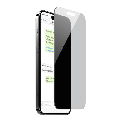 Folie Puro Privacy sticla pentru iPhone 16 / iPhone 15