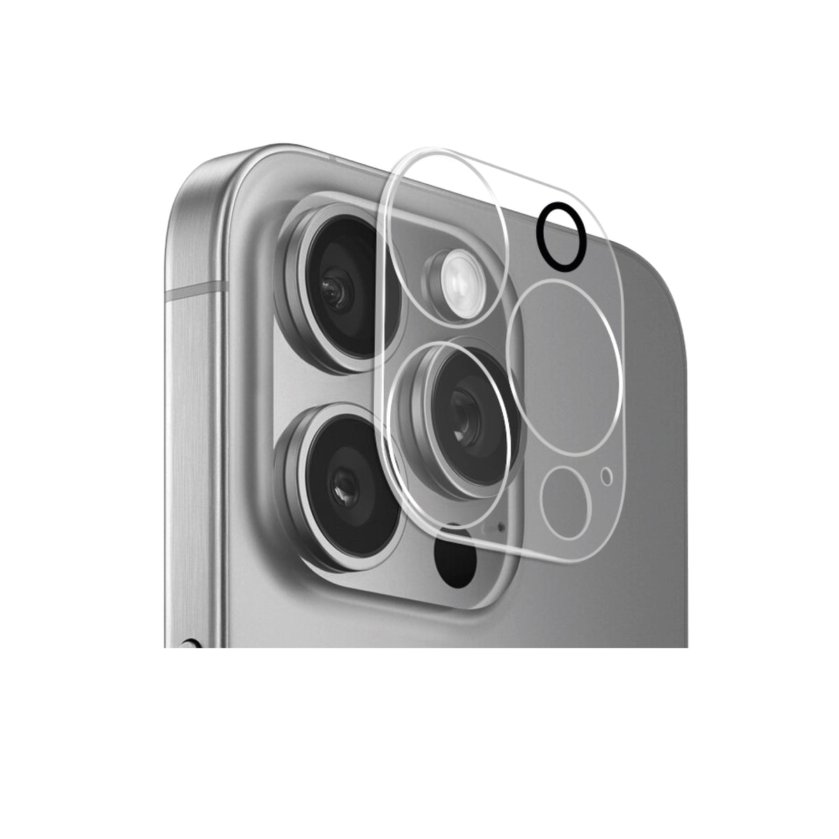Folie Puro camera pentru iPhone 16 Pro / iPhone 16 Pro Max Island