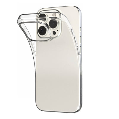 Husa Puro 03 Nude Silicone pentru iPhone 16 Pro Max - Transparent