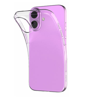 Husa Puro 03 Nude Silicone pentru iPhone 16 Plus - Transparent