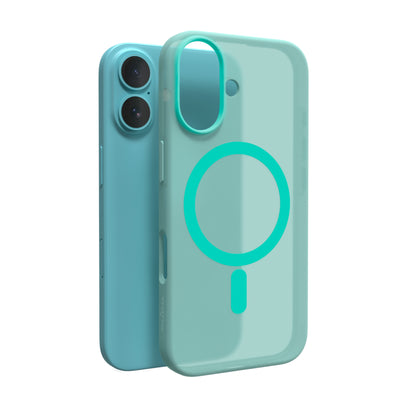 Husa Puro Daylight Magsafe Silicone pentru iPhone 16 - Verde