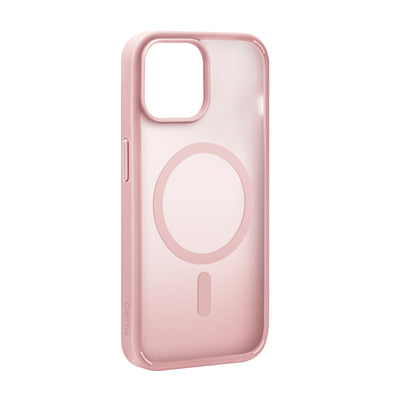 Husa Puro Gradient Magsafe Silicone pentru iPhone 15 Plus - Roz